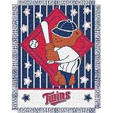 Minnesota Twins MLB Triple Woven Jacquard Throw (044 Series) (36"x46")