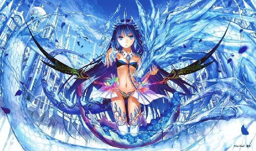 はるこん　破魔の巫女　プレイマット プレイマット】ファンディールから美麗イラストを使用したオリジナル