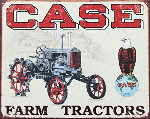 Case Tractor - CC High Clearance Metal Tin Sign 16