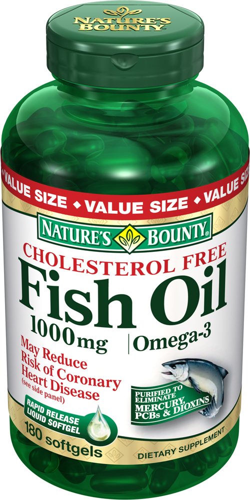 Amazon.com: Nature's Bounty Fish Oil 1000mg, 180 Softgels (Pack of ... Amazon.com: Nature's Bounty Fish Oil 1000mg, 180 Softgels (Pack of ...