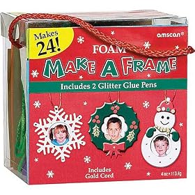 Christmas Frames Foam Craft Kit 24ct