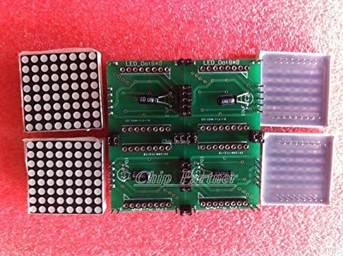 wonderfullshop4pcs MAX7219 Dot Matrix Module Control Display Module DIY kit Cascade