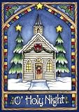 Christmas Church Garden Flag