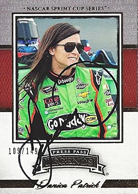 AUTOGRAPHED Danica Patrick 2013 Press Pass LEGENDS (#10 GoDaddy Racing Team) Signed Collectible NASCAR Insert Trading Card with COA (#109/149)