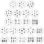Bundle Monster Nail Art Nailart Polish Stamp Stamping Manicure Image Plates Accessories Set Kit 21pc