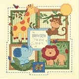 Dimensions Baby Hugs Savannah Birth Record Counted Cross Stitch Kit