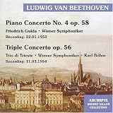 cover of Beethoven: Piano Concerto No. 4; Triple Concerto