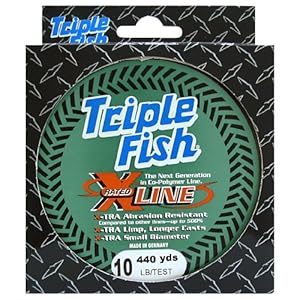 Triple Fish Xrated Co-Polymer Line Size: Filler Spool; Test: 25 pound