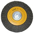 DEWALT DW4907 8 Crimped Bench Wire Wheel, 5/8 Arbor, Wide Face.014