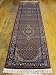 2'7 x 9'10 Red Persian Tabriz Runner Rug
