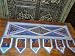 Free Ship Blue Beads Sari Toran Wall Tapestry Topper Valance 36