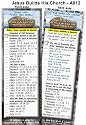 Bible Bookmark - Jesus Builds His Church - Package of 25 - 2"x6"