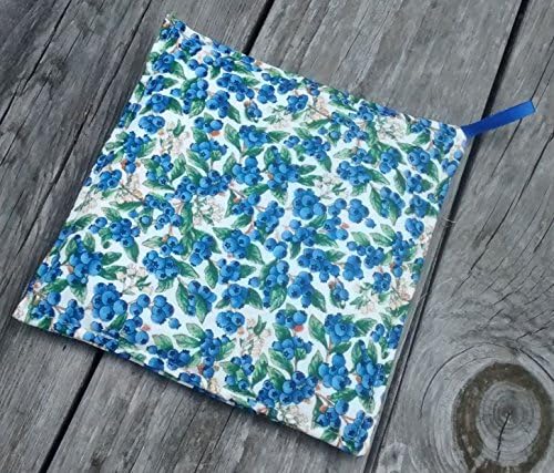 Blueberries Blueberry 7 x 7 inch Balsam Fir filled, scented hot pad.