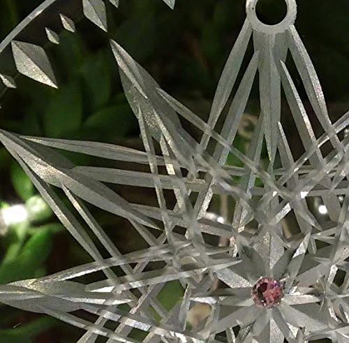 Abstract Ornament, Snowflake Ornament, Holiday Ornament, Abstract Sun Catcher, Christmas Ornament