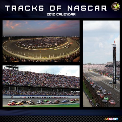 2012 Tracks of Nascar Wall Calendar