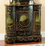 Decorative Cabinet with 3 Doors (Brown) (30.25 H x 30 W x 14 D)