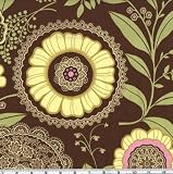 Amy Butler Lotus Lacework Brown