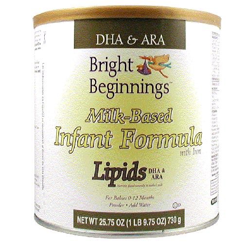 Bright Beginnings Infant Formula, 25.7-Ounces,  Pack of 6