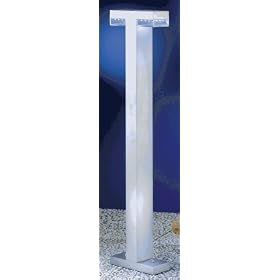 Eglo 87123A Melbourne-2, Silver, 2-Light Floor Light Fixture by Eglo
