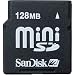 SanDisk SDSDQ-128-A10M 128 MB Mini SD Card