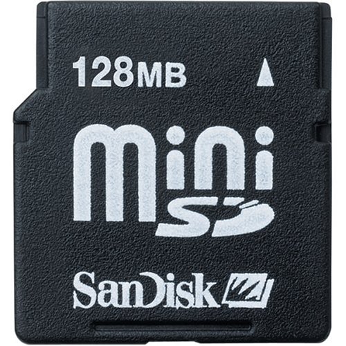SanDisk SDSDM-128-A10M 128 MB Mini SD Card