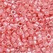 Miyuki Delica Seed Beads 11/0 Rose Pink Lined Crystal AB DB070 8 Grams