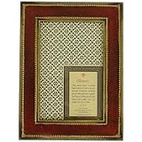 IMAGE OF Cavallini Florentine Classico Painted Wood Red Picture Frame, 4by6