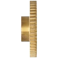 Brass Spur Gear 20 Degree Pressure Angle, Brass, Inch, 48 Pitch