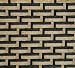 3 Panel Black and Natural Room Screen Room Divider