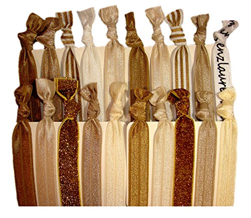 Hair Ties Ponytail Holders - 20 Pack 