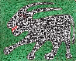 Indian Art Gond Paintings Asian Decor 22 x 28 inches