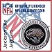 Jacksonville Jaguars NFL Football Helmet Challenge Coin Poker Card Guard with Air Tite Holder