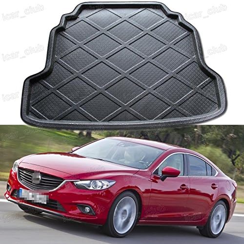 Black Car Rear Trunk Mat Cargo Boot Liner Tray for Mazda 6 Seden 2013-2016 14 15