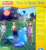 FISHER PRICE TOSS N SPRAY SEAL SPRINKLER + BEACH BALL