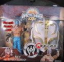 REY MYSTERIO - WHITE & GOLD MASK CHAMPIONS OF WRESTLEMANIA WWE TOY WRESTLING ACTION FIGURE W/ MASK