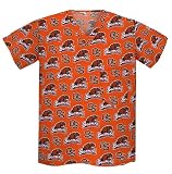 OSU Oregon State University Logo Beavers Scrubs Top Shirt-Size MED- 100% Natural Cotton - NOT a CHEAP BLEND - For HIM or HER- GIFT Ideas for Man Men Woman Women Ladies Nurses MOM Mother or DAD Father