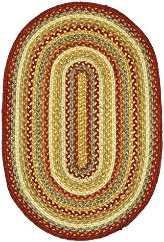 Home Spice Jute Braided Rugs Oval Spartan 27"x45"