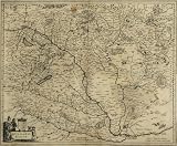 Antique 1645 Blaeu Map of Europe Hungaria Regnum, Hungary