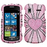 Samsung i917 i-917 Focus Cell Phone Full Diamond Crystals Bling Protective  ....