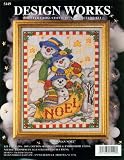 Snowman Noel Counted Cross Stitch Kit