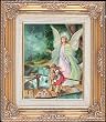 Guardian Angel by Luciana Framed Art, 13.5" x 15.5" - MADE IN ITALY