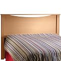Natural Maple and Chrome Headboard
