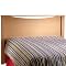 Natural Maple and Chrome Headboard