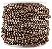 CleverDelights Ball Chain Roll - 30 Feet - Antique Copper Color - 2.4mm Ball - #3 Size