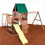 Swing - N - Slide Chesapeake Wood Complete Ready - To Assemble Swing Set Kit