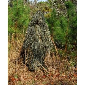 New GhillieSuits Ghillie Paintball Ultra Light Synthetic Poncho Woodland Water Repellant Washable