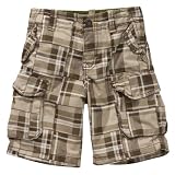 Infant Toddler Boys' Genuine Kids from OshKosh Tan Plaid Short
