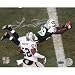 Steiner Sports NFL Leon Washington Diving Touchdown Vs Raiders Autographed 8-by-10-Inch Photograph