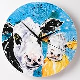 Country Kitchen Cow Clock