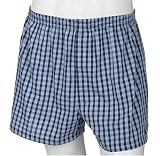 Nautica Mens Sleepwear Woven Twill Check Boxer